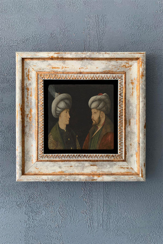 SINGLE FRAME NATURAL STONE WALL DECOR / CDD1-40-1123 (WALL DECOR)