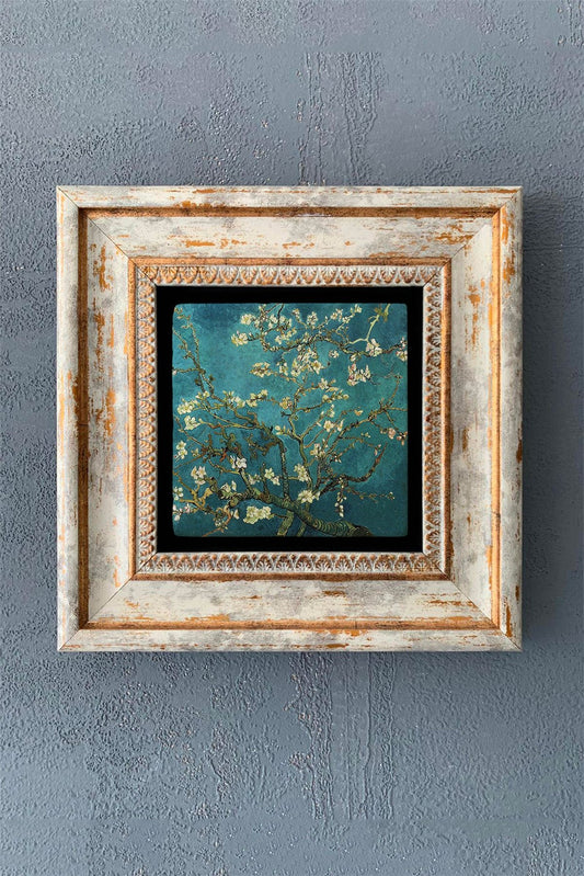 SINGLE FRAME NATURAL STONE WALL DECOR / CDD1-40-1122 (WALL DECOR)