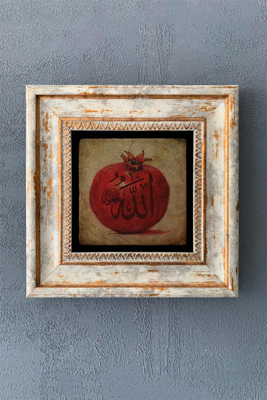 SINGLE FRAME NATURAL STONE WALL DECOR / CDD1-40-1045 (WALL DECOR)