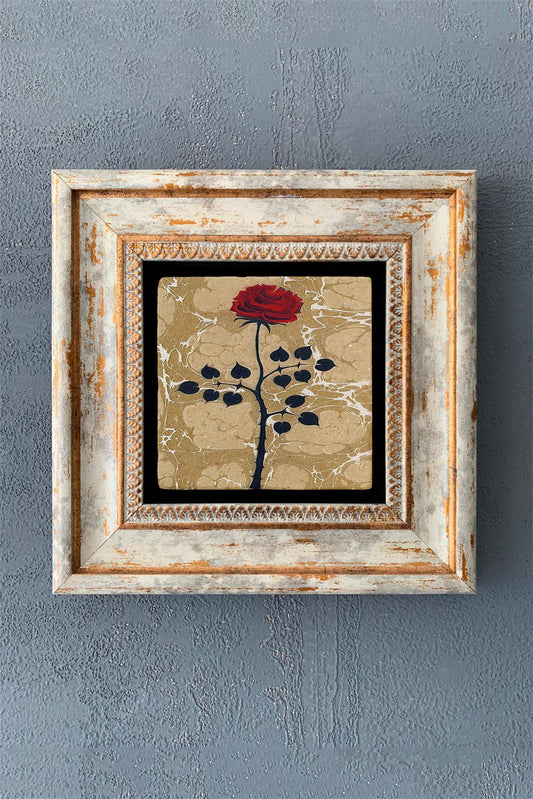 SINGLE FRAME NATURAL STONE WALL DECOR / CDD1-40-1131 (WALL DECOR)