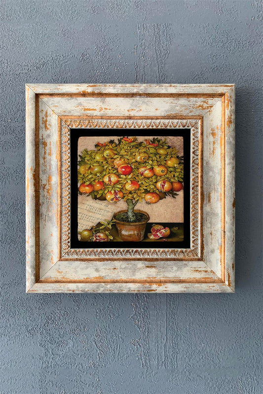 SINGLE FRAME NATURAL STONE WALL DECOR / CDD1-40-1056 (WALL DECOR)