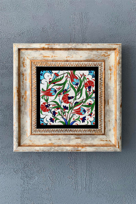 SINGLE FRAME NATURAL STONE WALL DECOR / CDD1-40-1227 (WALL DECOR)