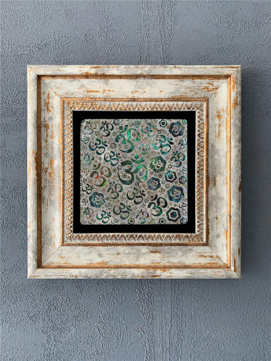 SINGLE FRAME NATURAL STONE WALL DECOR / CDD-40-548 (WALL DECOR)
