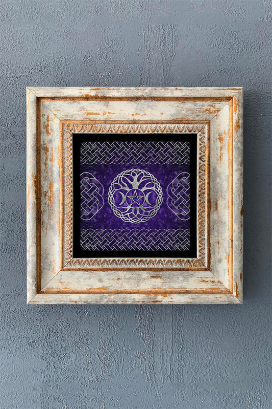 SINGLE FRAME NATURAL STONE WALL DECOR / CDD1-40-1211 (WALL DECOR)