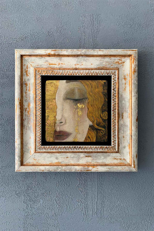 SINGLE FRAME NATURAL STONE WALL DECOR / CDD1-40-1337 (WALL DECOR)