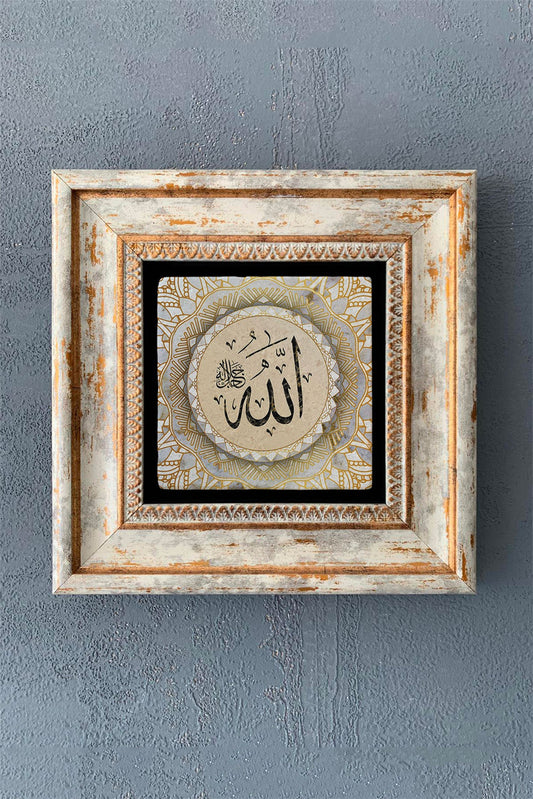 SINGLE FRAME NATURAL STONE WALL DECOR / CDD1-40-1076 (WALL DECOR)