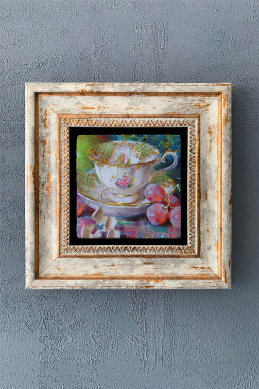 SINGLE FRAME NATURAL STONE WALL DECOR / CDD1-40-1237 (WALL DECOR)