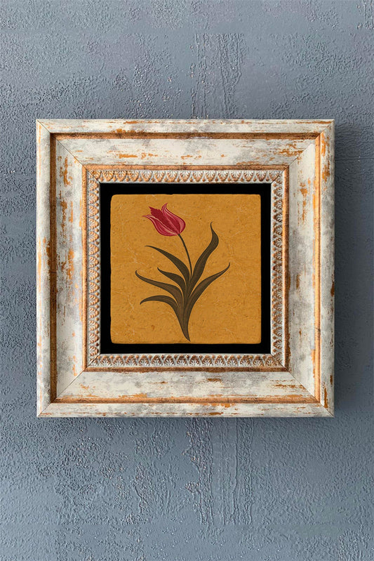 SINGLE FRAME NATURAL STONE WALL DECOR / CDD1-40-1125 (WALL DECOR)