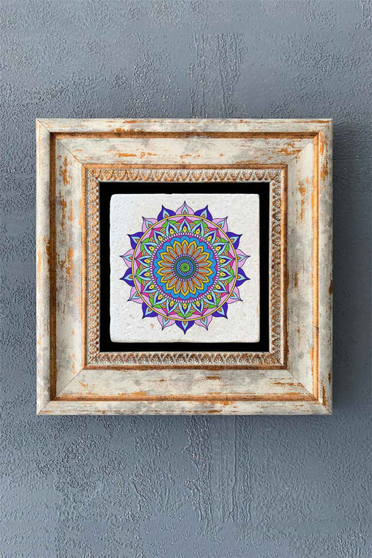 SINGLE FRAME NATURAL STONE WALL DECOR / CDD1-40-1368 (WALL DECOR)
