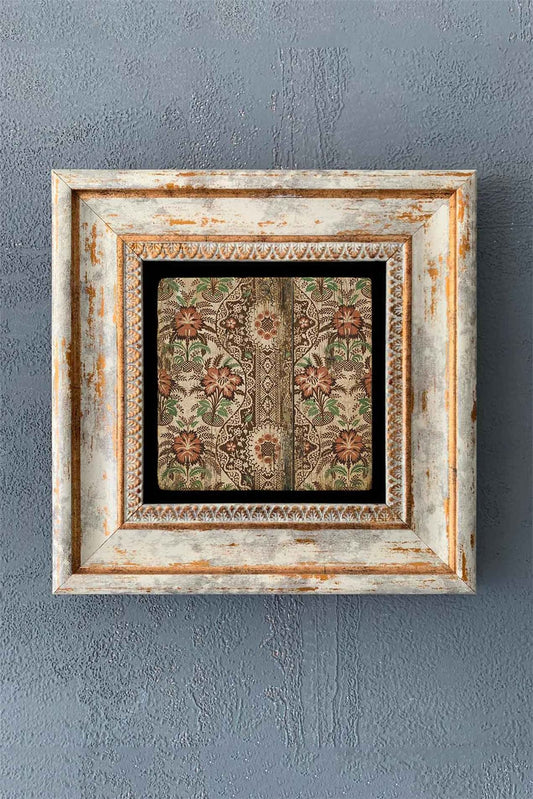 SINGLE FRAME NATURAL STONE WALL DECOR / CDD1-40-1316 (WALL DECOR)