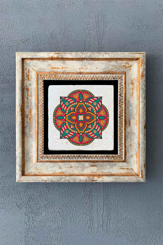 SINGLE FRAME NATURAL STONE WALL DECOR / CDD1-40-1278 (WALL DECOR)