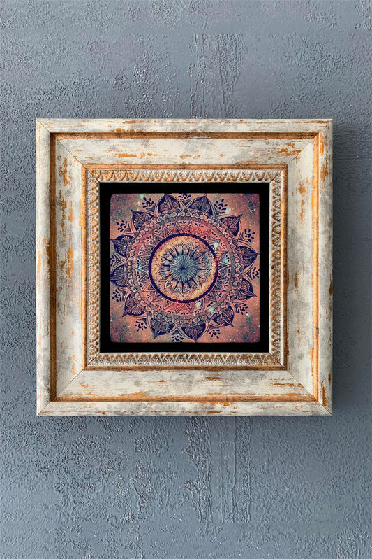 SINGLE FRAME NATURAL STONE WALL DECOR / CDD1-40-1241 (WALL DECOR)