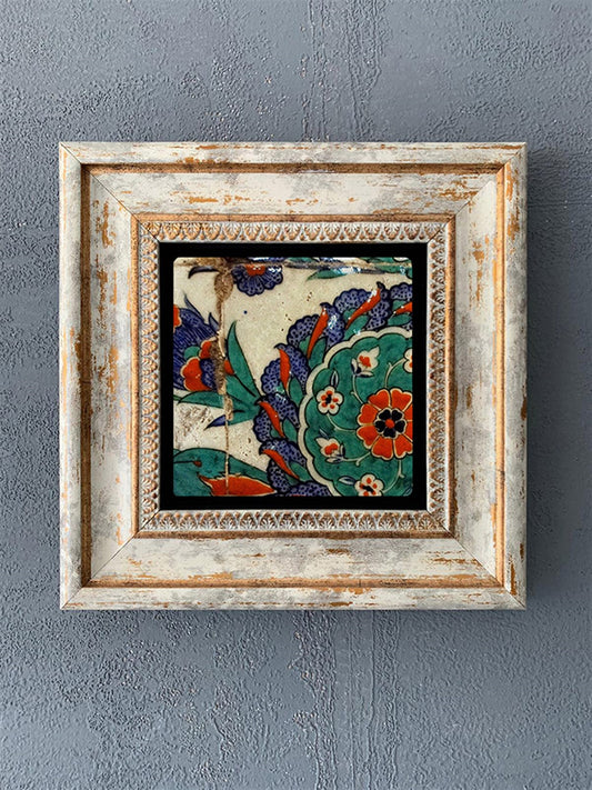 SINGLE FRAME NATURAL STONE WALL DECOR / CDD1-40-244 (WALL DECOR)