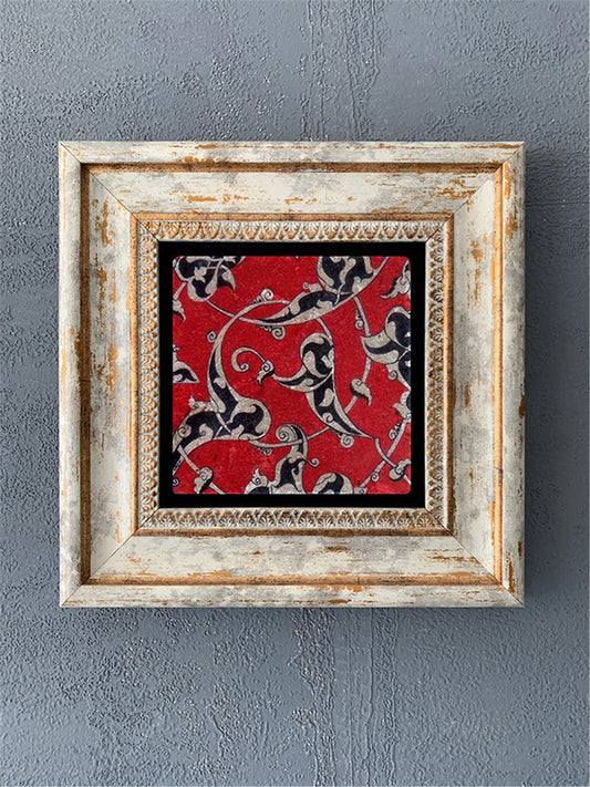 SINGLE FRAME NATURAL STONE WALL DECOR / CDD1-40-264 (WALL DECOR)