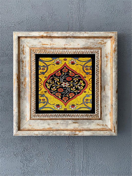 SINGLE FRAME NATURAL STONE WALL DECOR / CDD1-40-450 (WALL DECOR)