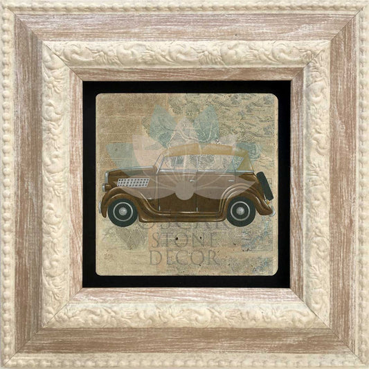 SINGLE FRAME NATURAL STONE WALL DECOR / CDD-20-082 (WALL DECOR)