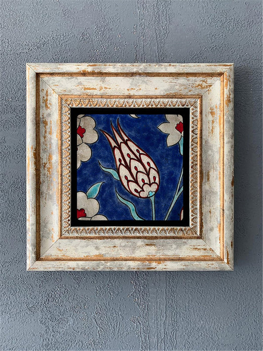 SINGLE FRAME NATURAL STONE WALL DECOR / CDD1-40-254 (WALL DECOR)