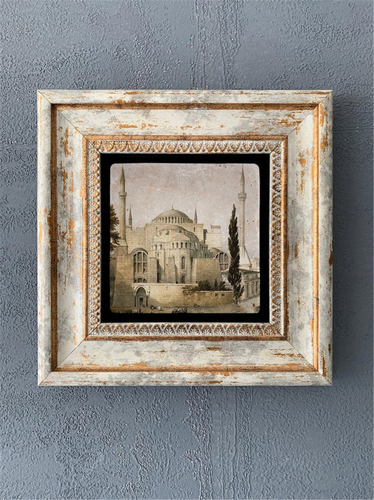 SINGLE FRAME NATURAL STONE WALL DECOR / CDD1-40-013 (WALL DECOR)