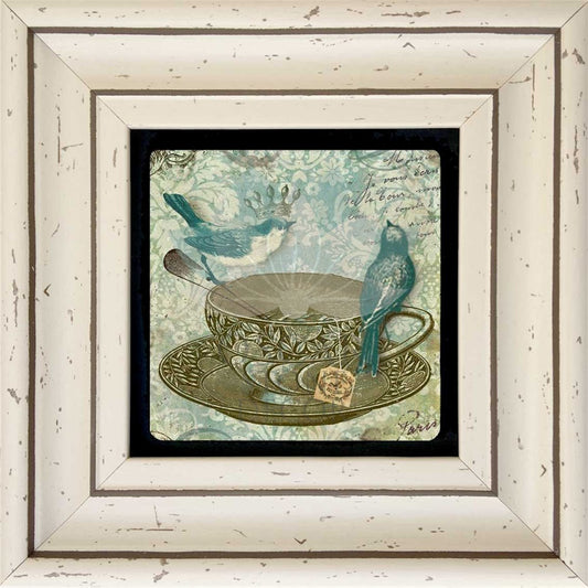 SINGLE FRAME NATURAL STONE WALL DECOR / CDD-30-088 (WALL DECOR)