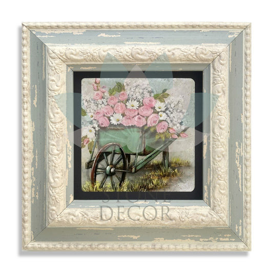 SINGLE FRAME NATURAL STONE WALL DECOR / CDD-10-001 (WALL DECOR)