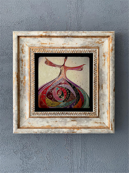 SINGLE FRAME NATURAL STONE WALL DECOR / CDD1-40-075 (WALL DECOR)