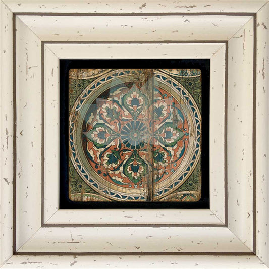 SINGLE FRAME NATURAL STONE WALL DECOR / CDD-30-089 (WALL DECOR)