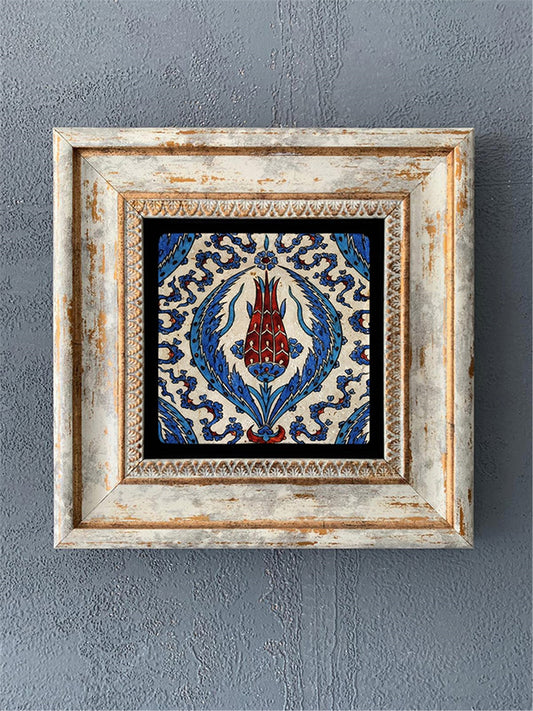 SINGLE FRAME NATURAL STONE WALL DECOR / CDD1-40-291 (WALL DECOR)