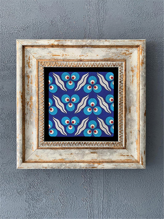 SINGLE FRAME NATURAL STONE WALL DECOR / CDD1-40-207 (WALL DECOR)