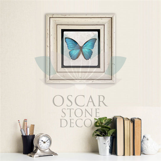 SINGLE FRAME NATURAL STONE WALL DECOR / CDD-30-017 (WALL DECOR)