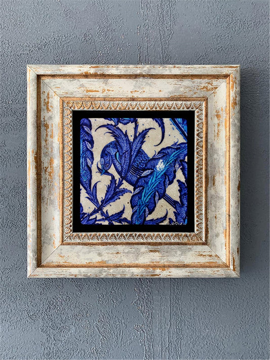 SINGLE FRAME NATURAL STONE WALL DECOR / CDD1-40-243 (WALL DECOR)