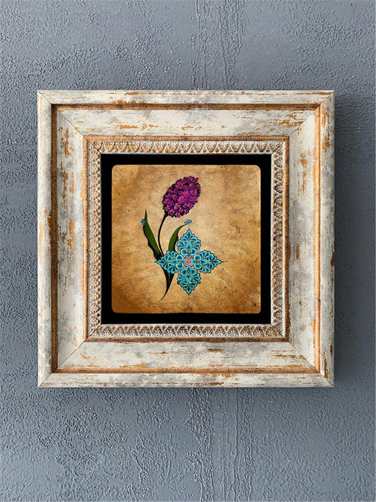 SINGLE FRAME NATURAL STONE WALL DECOR / CDD1-40-491 (WALL DECOR)
