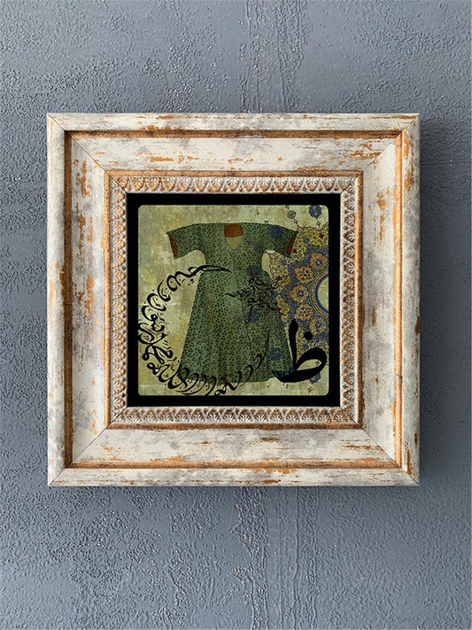 SINGLE FRAME NATURAL STONE WALL DECOR / CDD1-40-146 (WALL DECOR)