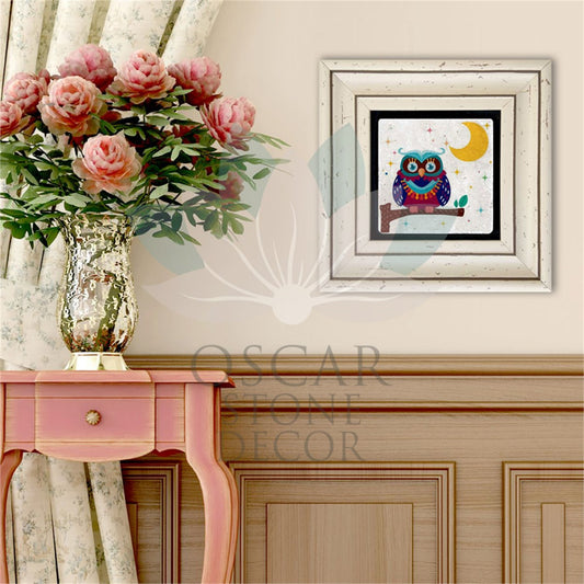 SINGLE FRAME NATURAL STONE WALL DECOR / CDD-30-074 (WALL DECOR)