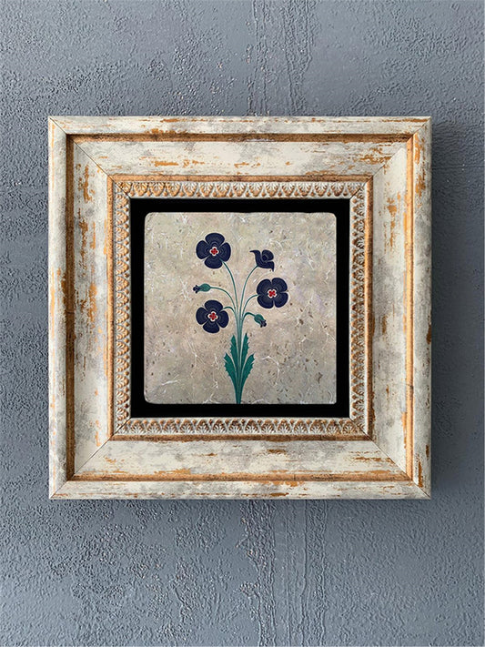 SINGLE FRAME NATURAL STONE WALL DECOR / CDD1-40-481 (WALL DECOR)