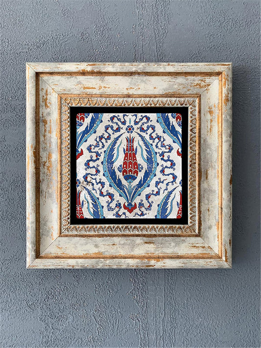 SINGLE FRAME NATURAL STONE WALL DECOR / CDD1-40-204 (WALL DECOR)