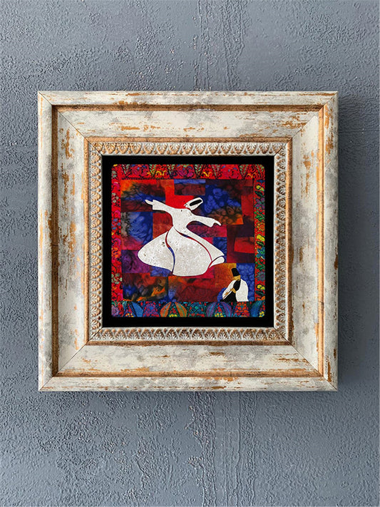 SINGLE FRAME NATURAL STONE WALL DECOR / CDD1-40-070 (WALL DECOR)