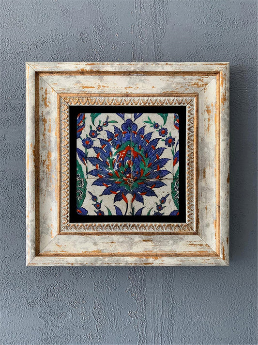 SINGLE FRAME NATURAL STONE WALL DECOR / CDD1-40-245 (WALL DECOR)