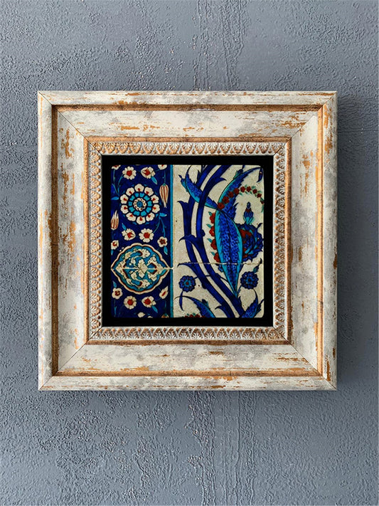 SINGLE FRAME NATURAL STONE WALL DECOR / CDD1-40-238 (WALL DECOR)