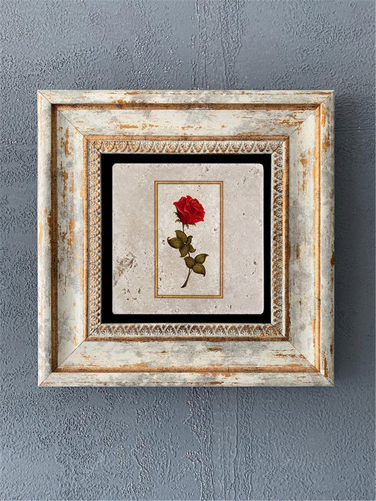 SINGLE FRAME NATURAL STONE WALL DECOR / CDD1-40-492 (WALL DECOR)
