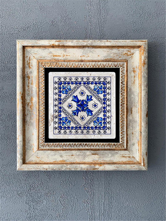 SINGLE FRAME NATURAL STONE WALL DECOR / CDD1-40-232 (WALL DECOR)