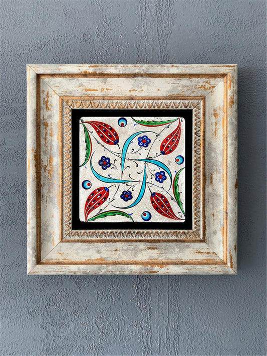 SINGLE FRAME NATURAL STONE WALL DECOR / CDD1-40-271 (WALL DECOR)
