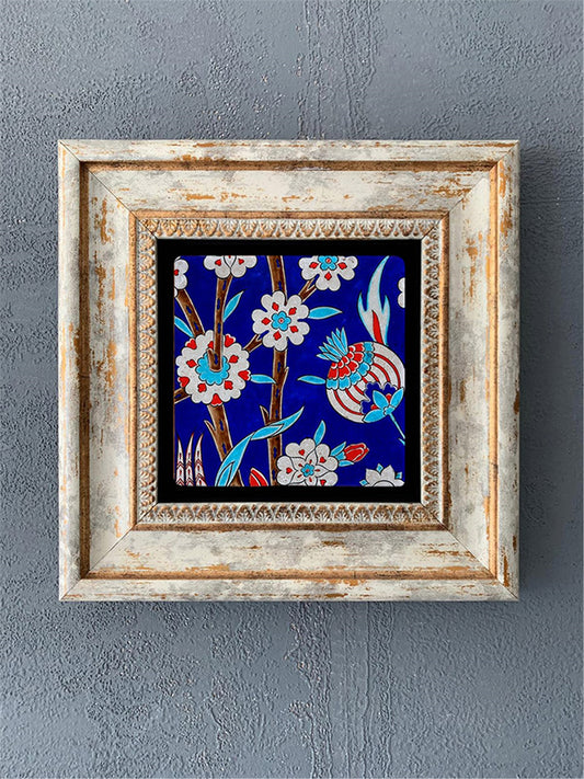 SINGLE FRAME NATURAL STONE WALL DECOR / CDD1-40-219 (WALL DECOR)