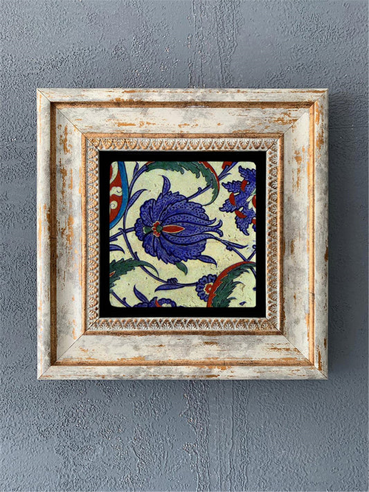 SINGLE FRAME NATURAL STONE WALL DECOR / CDD1-40-249 (WALL DECOR)