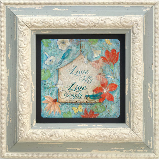 SINGLE FRAME NATURAL STONE WALL DECOR / CDD-10-014 (WALL DECOR)