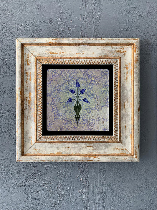 SINGLE FRAME NATURAL STONE WALL DECOR / CDD1-40-489 (WALL DECOR)