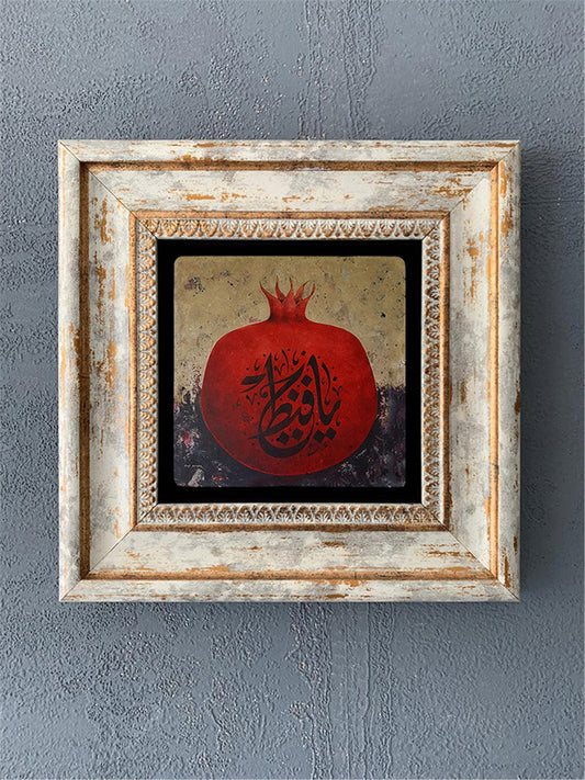 SINGLE FRAME NATURAL STONE WALL DECOR / CDD1-40-469 (WALL DECOR)