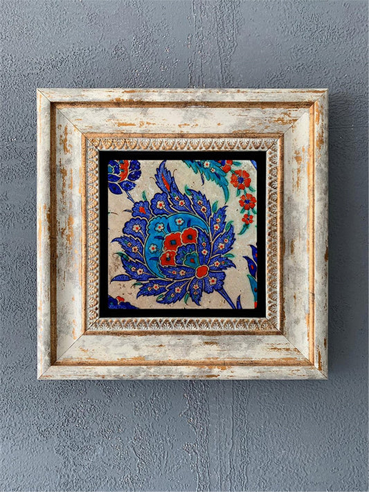 SINGLE FRAME NATURAL STONE WALL DECOR / CDD1-40-252 (WALL DECOR)