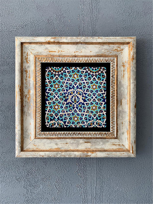 SINGLE FRAME NATURAL STONE WALL DECOR / CDD1-40-285 (WALL DECOR)