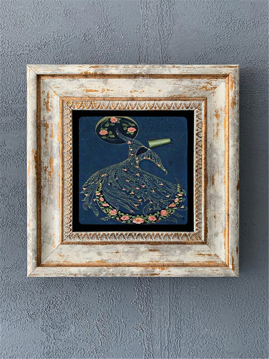 SINGLE FRAME NATURAL STONE WALL DECOR / CDD1-40-088 (WALL DECOR)