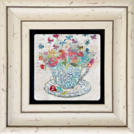SINGLE FRAME NATURAL STONE WALL DECOR / CDD-30-104 (WALL DECOR)